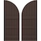 Ekena Millwork Americraft 6-Board (3 Batten) Wood Joined Board-n-Batten Shutters w/ Arch Top, ARW401BQ621X77TBH, PR ARW401BQ621X77TBH - alternate 1